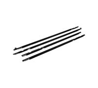 HPZPRPCEW 4 Piezas Para Toyota Para Prius 2004-2009 Moldura De Ventana Burlete Sello Para Puerta Lateral Correa Goma Impermeable Negro 75710-47010