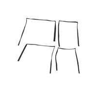 HPZPRPCEW 6814160010 Para Toyota Para Land Cruiser FZJ80 FJ80 1991-1997 Burlete De Goma Para Ventana Lateral Impermeable Resistente Al Viento