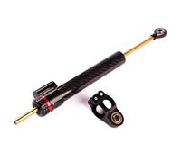 HPZPRPCEW Amortiguador De Dirección Universal Ajustable Aluminio De 345 Mm Motocicletas Para Triumph(NEGRO)