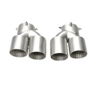 HPZPRPCEW Cuádruple De Fibra De Carbono Para G22 G23 M440i 2021-2022 Silenciador De Doble Tubo De Escape Boquilla Para Sistema De Escape(Matte Silver)