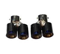 HPZPRPCEW Cuádruple De Fibra De Carbono Para G22 G23 M440i 2021-2022 Silenciador De Doble Tubo De Escape Boquilla Para Sistema De Escape(Carbon Fiber Texture E)