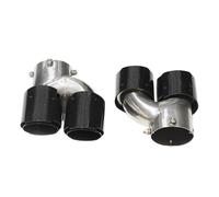 HPZPRPCEW Cuádruple De Fibra De Carbono Para G22 G23 M440i 2021-2022 Silenciador De Doble Tubo De Escape Boquilla Para Sistema De Escape(Carbon Fiber Texture B)