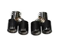 HPZPRPCEW Cuádruple De Fibra De Carbono Para G22 G23 M440i 2021-2022 Silenciador De Doble Tubo De Escape Boquilla Para Sistema De Escape(Carbon Fiber Texture L)