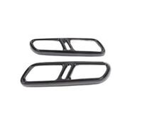 HPZPRPCEW Cubierta Del Tubo De Escape Marco De La Garganta Accesorios De Carrocería Pegatina Exterior Para Land Rover Para Range Rover Sport L461 2023+(Negro B)