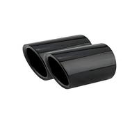 HPZPRPCEW Cubierta Del Tubo Escape Del Silenciador Para VW Para Touran 5T1 Para TIGUAN MK2 Para GOLF MK7 Para POLO 6R Para JETTA MK6 Accesorios Para Automóviles(NEGRO)