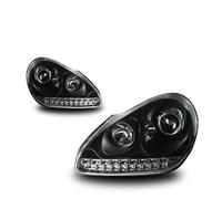 HPZPRPCEW Faros Delanteros De Estilo Coche Para Porsche Para Cayenne 955 2003-2007 LED DRL Lámpara Señal Dinámica Conjunto Luz Delantera(Xenon)