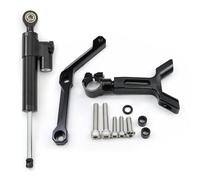 HPZPRPCEW Kit De Montaje Con Soporte Estabilizador Y Amortiguador Dirección Ajustable Para Motocicleta Para Triumph Para Street Triple 765 S/R RS 2017-2023(Model C)