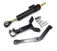 HPZPRPCEW Kit De Montaje Con Soporte Estabilizador Y Amortiguador Dirección Ajustable Para Motocicleta Para Triumph Para Street Triple 765 S/R RS 2017-2023(Modelo A)