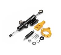 HPZPRPCEW Kit De Montaje Del Estabilizador Soporte Amortiguador Dirección Ajustable Para Motocicleta Para Forza 350 NSS350 2021-2023 Accesorios Aluminio CNC(Model F)