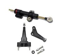 HPZPRPCEW Kit De Montaje Soporte Amortiguador Dirección Ajustable Para Triumph Para Street Triple 1200 RS 2021 2022 2023 2024 2025(Black+Black)