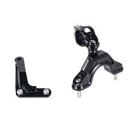 HPZPRPCEW Kit De Soporte Amortiguador Dirección Motocicleta Montaje Estabilizador Para Kawasaki Para Ninja ZX-6R ZX6R ZX636 2013-2025(Black-HP)