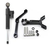 HPZPRPCEW Kit Montaje Soporte Estabilizador Amortiguador Dirección Para Triumph Para Street Triple 765 S/R/RS 2017 2018 2019 2020 2021 2022 Carbono(Black1+Black)
