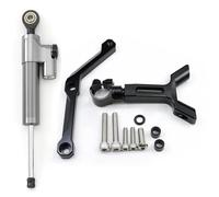 HPZPRPCEW Kit Montaje Soporte Estabilizador Amortiguador Dirección Para Triumph Para Street Triple 765 S/R/RS 2017 2018 2019 2020 2021 2022 Carbono(Gray+Black)