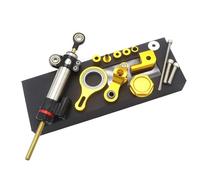 HPZPRPCEW Kit Soporte De Montaje Amortiguador Dirección Motocicleta Para Yamaha YZF-R1 YZF-R6 2006 2007 2008 2009-2015(Silver+Gold)