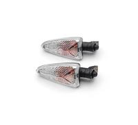HPZPRPCEW Para Aprilia NA850 RS4125 RSV4R SL750 Luz De Señal Giro | Para SMV1200 SL750GT Indicador Intermitente Luz Señal De Giro(No wire bulb clear)