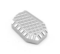 HPZPRPCEW Para Benelli 502C Extensión de Zapata de Freno Trasero Accesorios de Moto CNC Aleación de Aluminio Alargador de Pedal(Gris plata)
