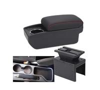 HPZPRPCEW Para Hyundai I20 2021 2022 2023 2024 Caja De Descansabrazos Para Coche Piezas De Interior Consola Central Caja De Almacenamiento Para Coche(B1 Negro rojo 6USB)