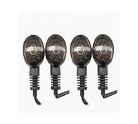 HPZPRPCEW Para KAWASAKI Para Vulcan S650 Señal Giro Delantero Trasero | Para NINJA 250R KLX 250SF Indicador Intermitente Señal Giro Trasero Delantero Motocicleta(Ahumado,2 Pairs)