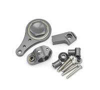 HPZPRPCEW Para Kawasaki ZX6R 2005-2006 CNC Aluminio Ajustable Motocicleta Estabilizador De Dirección Amortiguador Kit Montaje Soporte(Model N)