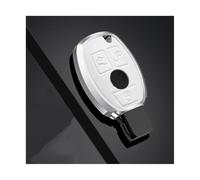 HPZPRPCEW Para Mercedes Para Benz C-Class E-Class GLC300 L260 Le300l Portallaves De Coche Metal Aleación Aluminio Estilo Negocios(BLANCO)