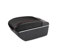 HPZPRPCEW Para N&issan Para Juke Caja De Apoyabrazos Para Infiniti ESQ Apoyabrazos De Auto Caja De Almacenamiento Central Con USB Cenicero Accesorios Auto(C red line 7USB)
