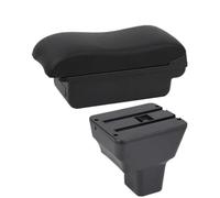 HPZPRPCEW Para N&issan Para Kicks 2016 2017 2018 2019 2020 2021 2022 2023 2024 Caja Apoyabrazos Caja Almacenamiento Reforma Interior(A2 línea negra Sin USB)
