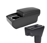HPZPRPCEW Para N&issan Para Sunny Para March Para Micra K13 2010-2022 Reposabrazos Auto Caja Almacen Piezas Retrofit(Línea blanca A3 Sin USB)