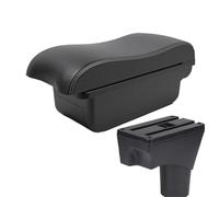 HPZPRPCEW Para N&issan Para Sunny Reposabrazos Para N&issan Para March Para Micra K13 2010-2022 Caja De Almacenamiento Para Brazo(A3 Black white NO USB)