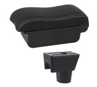 HPZPRPCEW Para N&issan Para Terrano 3 Caja Reposabrazos Para Auto Caja Reposabrazos Central Doble Capa(Línea Blanca C2)