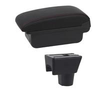 HPZPRPCEW Para N&issan Para Terrano 3 Caja Reposabrazos Para Auto Caja Reposabrazos Central Doble Capa(Línea Roja B1)