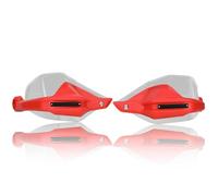 HPZPRPCEW para S1000XR S1000 XR 2016-2023 2024 Accesorios para Motocicletas Protector De Manillar Mano Palanca Parabrisas Cubierta Pantalla(Big Red Transparent)