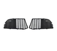 HPZPRPCEW Para Serie 5 F10 F18 520 523 525 2011 2012 2013 2014 1 Par De Accesorios Para Coche Parachoques Luz Antiniebla Lámpara Parrilla(Black without holes)