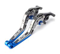 HPZPRPCEW Para Triumph Para Daytona 675 2006-2017 Para Street Triple R Palancas De Embrague Freno Plegables CNC Motocicleta(Azul)
