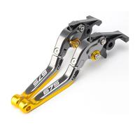 HPZPRPCEW Para Triumph Para Daytona 675 2006-2017 Para Street Triple R Palancas De Embrague Freno Plegables CNC Motocicleta(Oro)