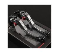 HPZPRPCEW Para TRIUMPH Para Speed 400 2023 2024 2025 Palancas De Embrague Freno Motocicleta Mango Plegable Ajustable Protección Contra Caídas(Gray Red)