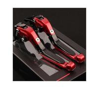 HPZPRPCEW Para TRIUMPH Para Speed 400 2023 2024 2025 Palancas De Embrague Freno Motocicleta Mango Plegable Ajustable Protección Contra Caídas(ROJO)