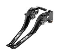 HPZPRPCEW Para Triumph Para Trident 660 2021-2024 2025 2026 CNC Palancas De Embrague Freno Ajustables Para Motocicleta Accesorios Manija(GRIS)