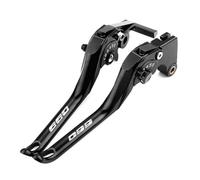 HPZPRPCEW Para Triumph Para Trident 660 2021-2024 2025 2026 CNC Palancas De Embrague Freno Ajustables Para Motocicleta Accesorios Manija(NEGRO)