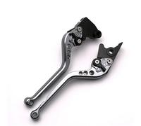 HPZPRPCEW Para Triumph Para Trident660 2021-2023 Palancas De Freno Y Embrague Estilo Largo Para Motocicleta Con Mango Corto Ajustable(GRIS,Long)