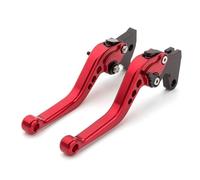 HPZPRPCEW Para Vespa PX Modelos De Disco LML 125 150 200 Star PX125 PX150 Delantero Trasero Durm Palancas Embrague Freno Motocicleta Ajustables(ROJO,147mm)