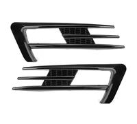 HPZPRPCEW Para VW Para Golf 7 MK7 GTI 2014 2015 2016 2017 1 Par Parrilla Inferior Para Faros Antiniebla Delanteros De Coche(Negro brillante)