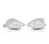 HPZPRPCEW para XL750 para Transalp750 2024 2025 Protector De Manillar Motocicleta Mano Palanca Parabrisas Cubierta Pantalla(Big White Transparent)