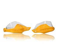 HPZPRPCEW para XL750 para Transalp750 2024 2025 Protector De Manillar Motocicleta Mano Palanca Parabrisas Cubierta Pantalla(Yellow Transparent)