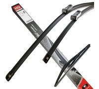 HQ AUTOMOTIVE Aero Flat Limpiaparabrisas Limpiaparabrisas para Volvo XC40 2018 en adelante delantero, trasero ADB02-424 | HQ3A14