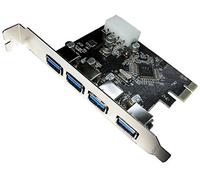 HQ Bargain Interface - Tarjeta de Interfaz (4 Puertos PCI-E, USB 3.0; Interfaz de Ordenador: PCI Express 2.0 (Pack de 1) USB-4PCI-3.0