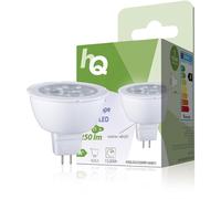 Hq bombilla led mr16 gu5.3, 4 w, 250 lm, 2700 k, bajo consumo de