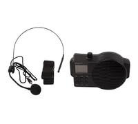 Hq-power amplificador de voz portátil, con auriculares y correa de tr