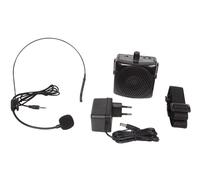 Hq-power amplificador de voz portátil, con auriculares y correa de tr