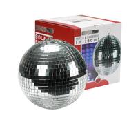 Hq-power bola de espejos 10 cm, mirror ball con espejos de vidrio, ilu