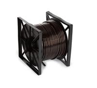 Hq-power cable de alimentación, negro transparente, 100 m, aislamient